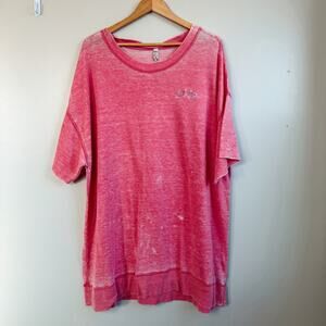 Free People Pink Acid Wash Swimsuit Cover-Up Size Medium